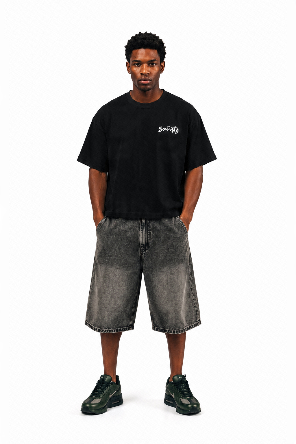 FRANKLIN SAINTZ TEE BLACK